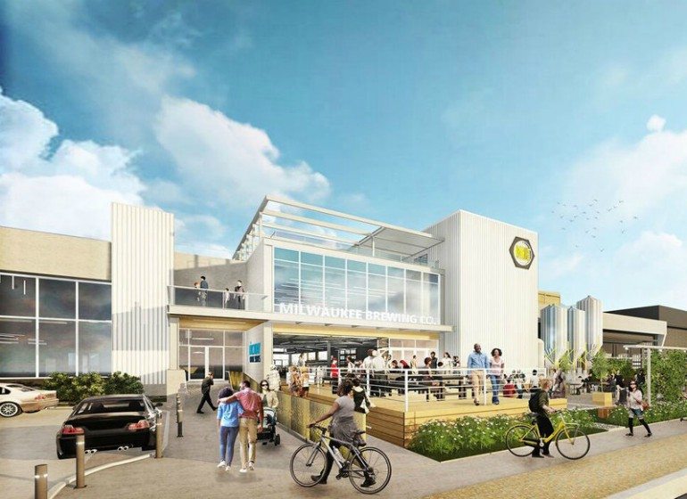 Rendering of MKE Brewing by Rinka Chung Architecture