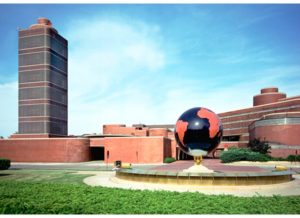 The Frank Lloyd Wright buildings at SC Johnson's headquarters in Racine. 