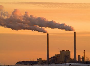 Coal Plant on Lake Michigan.