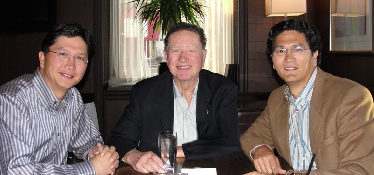 (from left) Scott Larson, Karl Larson and Andrew Larson.