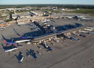 Mitchell International Airport. - Curtis Waltz (www.aerialscapes.com) photo.