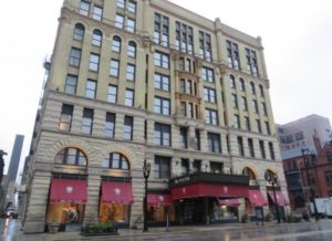 The Pfister Hotel.