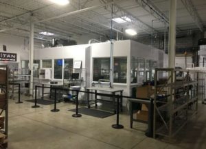 The interior of Titan Spine's manufacturing plant in Brown Deer.