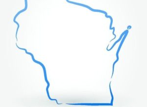 Wisconsin state outline