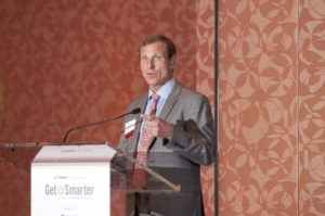 Marc Gorelick, chief operating officer of Children's Hospital, speaks at the 2015 BizTimes Milwaukee Get Smarter Talent and Development Conference.