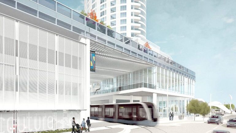 updated couture1 The Couture plans include a multi-modal transit hub with a streetcar stop.