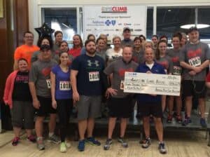 Anthem's own 2015 Fight for Air Climb team.