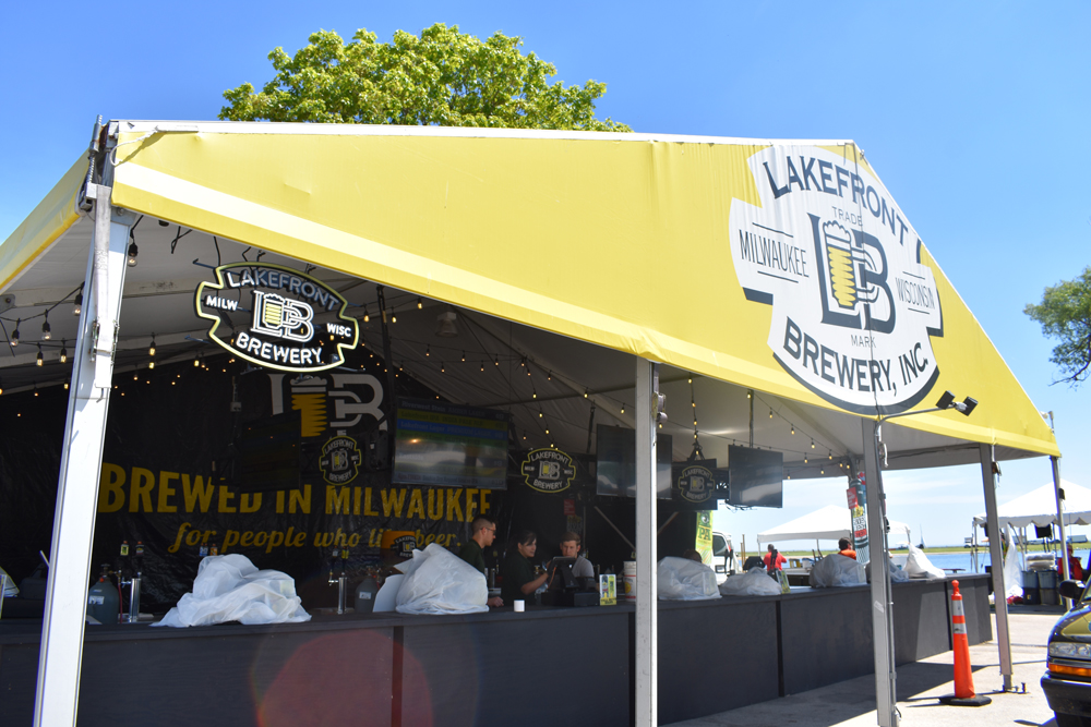 Lakefront Brewery stand