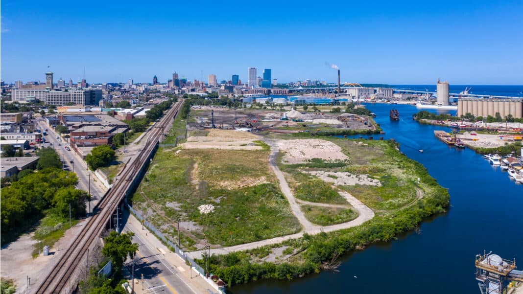 Solvay Coke site, future home of Komatsu Mining